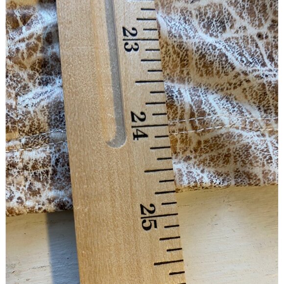 Chicos 3 Animal Print Jacket Size XL Long Sleeve Full Zip Neutral Tones Casual - Picture 5 of 8